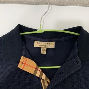 Burberry men’s blue polo